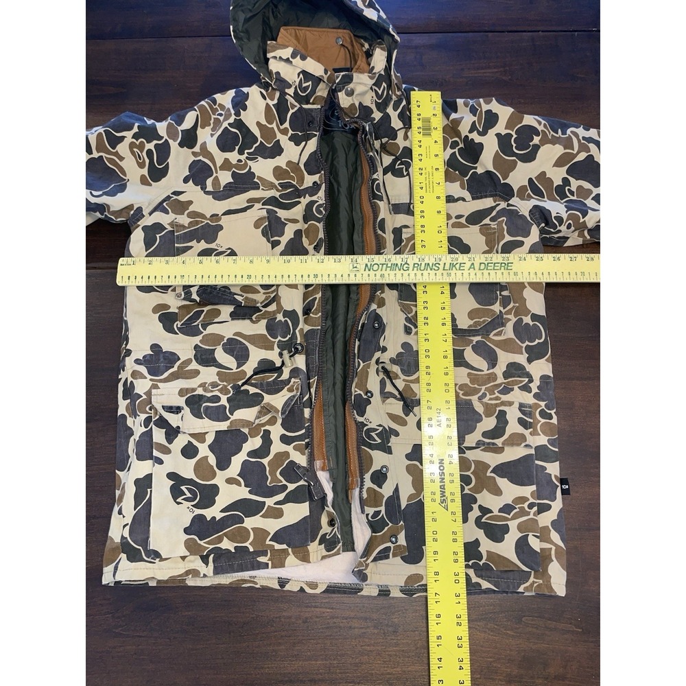 10X Hunting Jacket Coat 2-Piece Large Camo Insulated Hooded Heavy Duty - Picture 10 of 10
